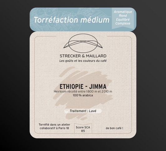 ETHIOPIE - JIMMA  - Torréfaction Medium