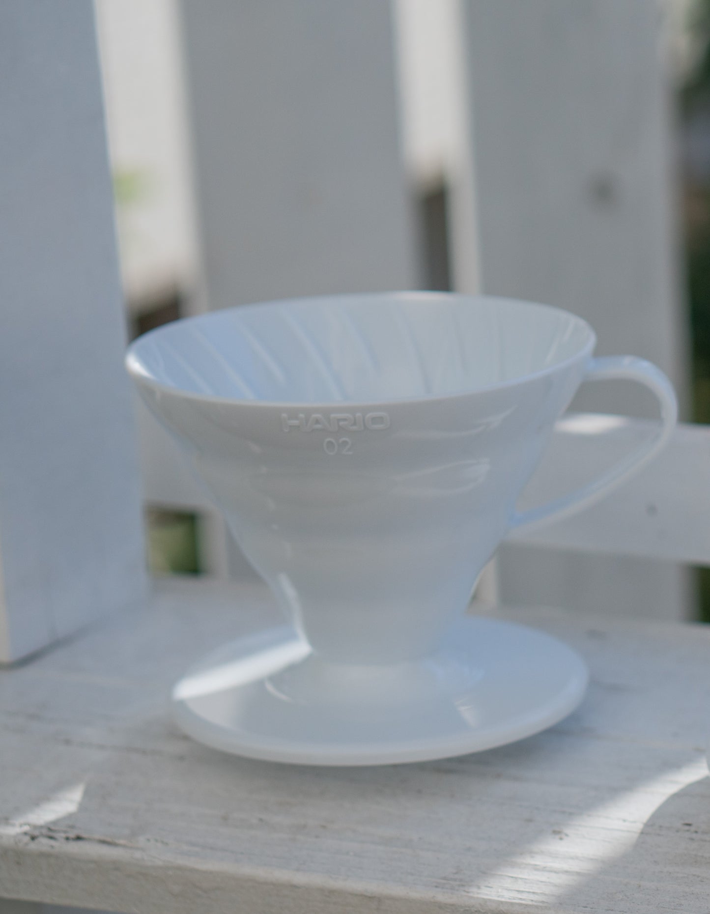Dripper V60 en céramique blanc - 1-4 tasses - HARIO