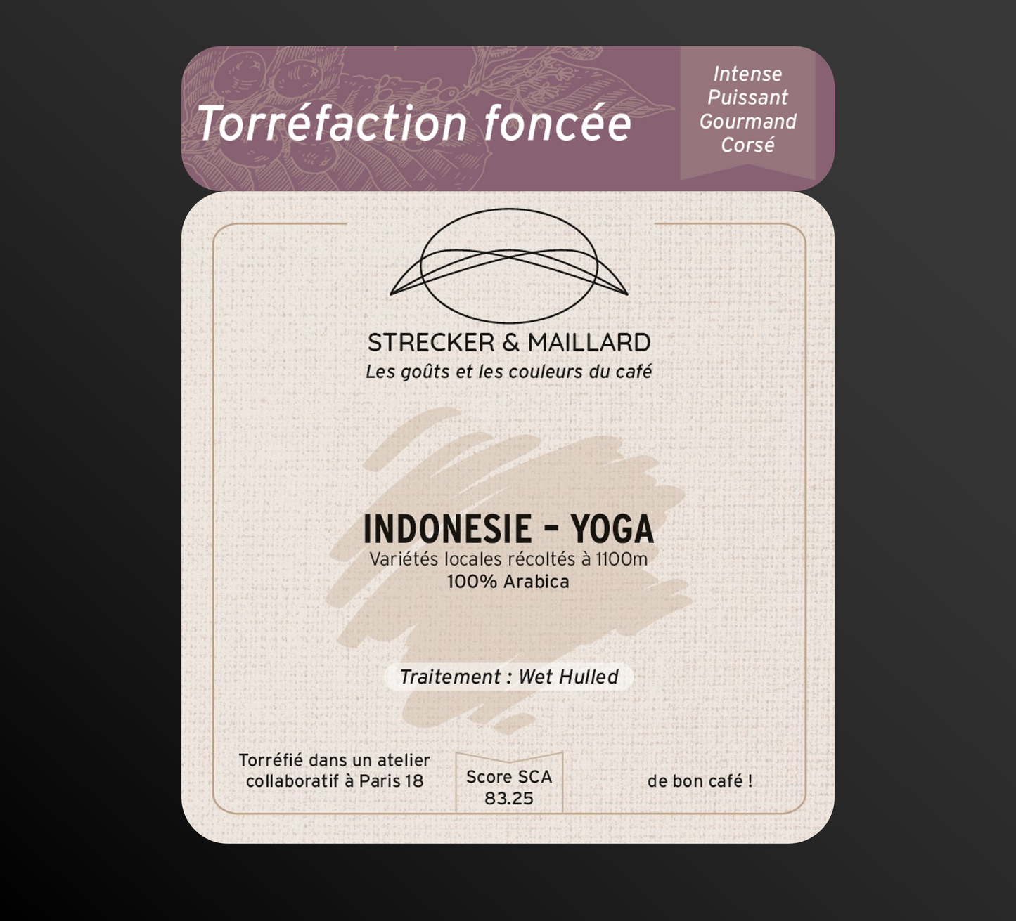 INDONESIE - YOGA - Torréfaction Foncé