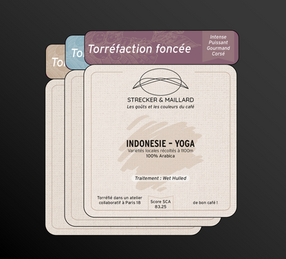 INDONESIE - YOGA - Coffret 3 Torréfactions