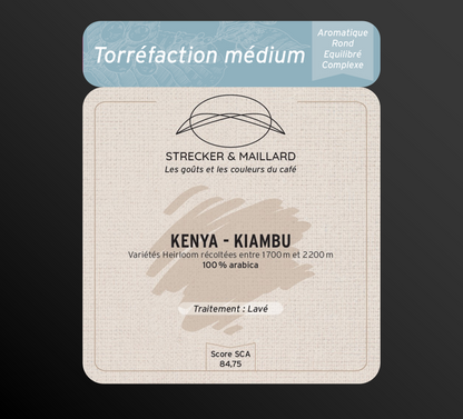 KENYA - KIAMBU - Torréfaction Medium
