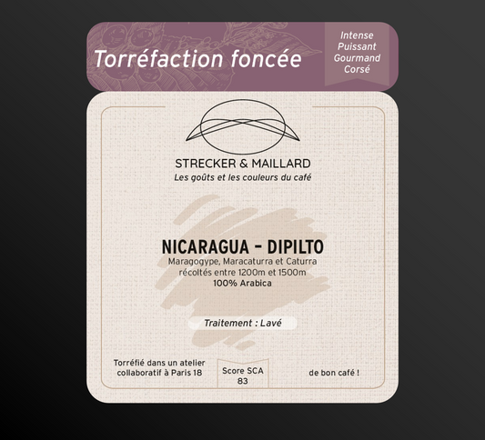 NICARAGUA - DIPILTO - Torréfaction Foncé