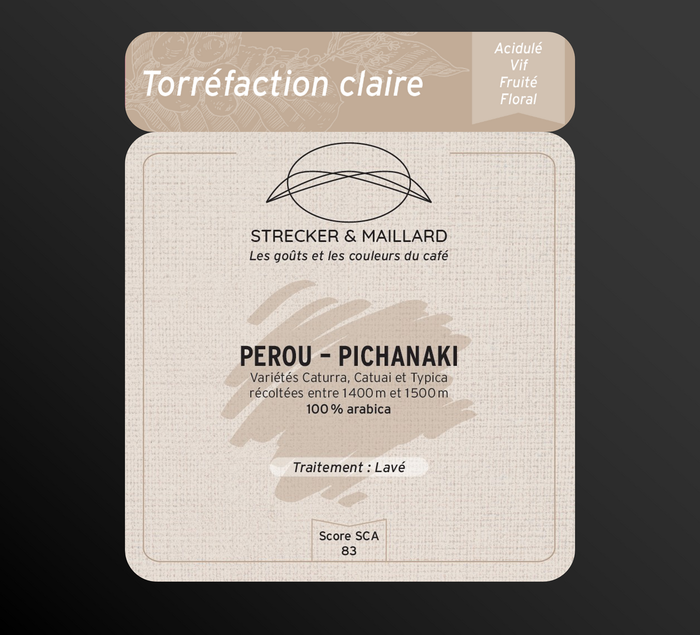PEROU – PICHANAKI - Torréfaction Claire