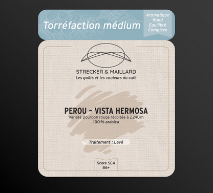 PEROU – VISTA HERMOSA - Torréfaction Medium