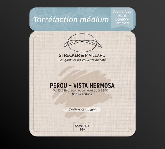 PEROU – VISTA HERMOSA - Torréfaction Medium