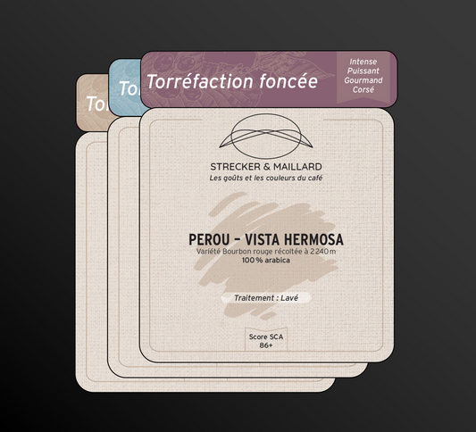 PEROU – VISTA HERMOSA - Torréfaction Coffret 3 Torréfactions