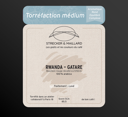 RWANDA – GATARE  - Torréfaction Medium