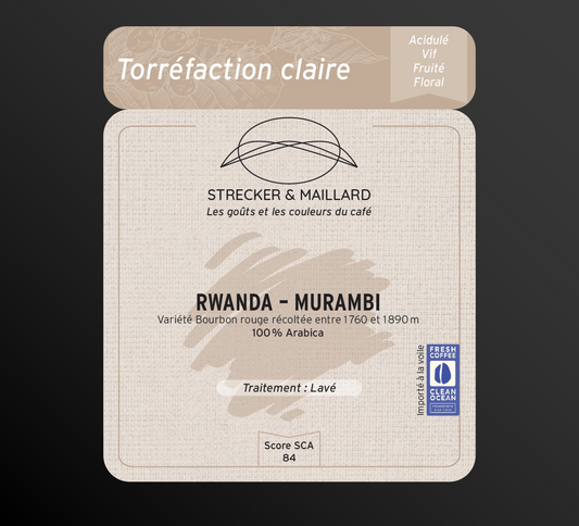 RWANDA - MURAMBI - Torréfaction Claire